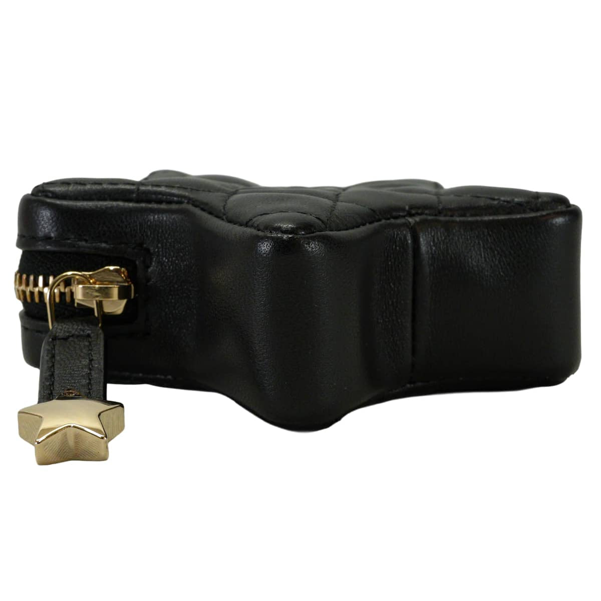 2025-26AW CHANEL bag charm COCO Mark Star Noir (Black) Lambskin Champagne Gold HW AP4985[EXCELLENT][Authentic]