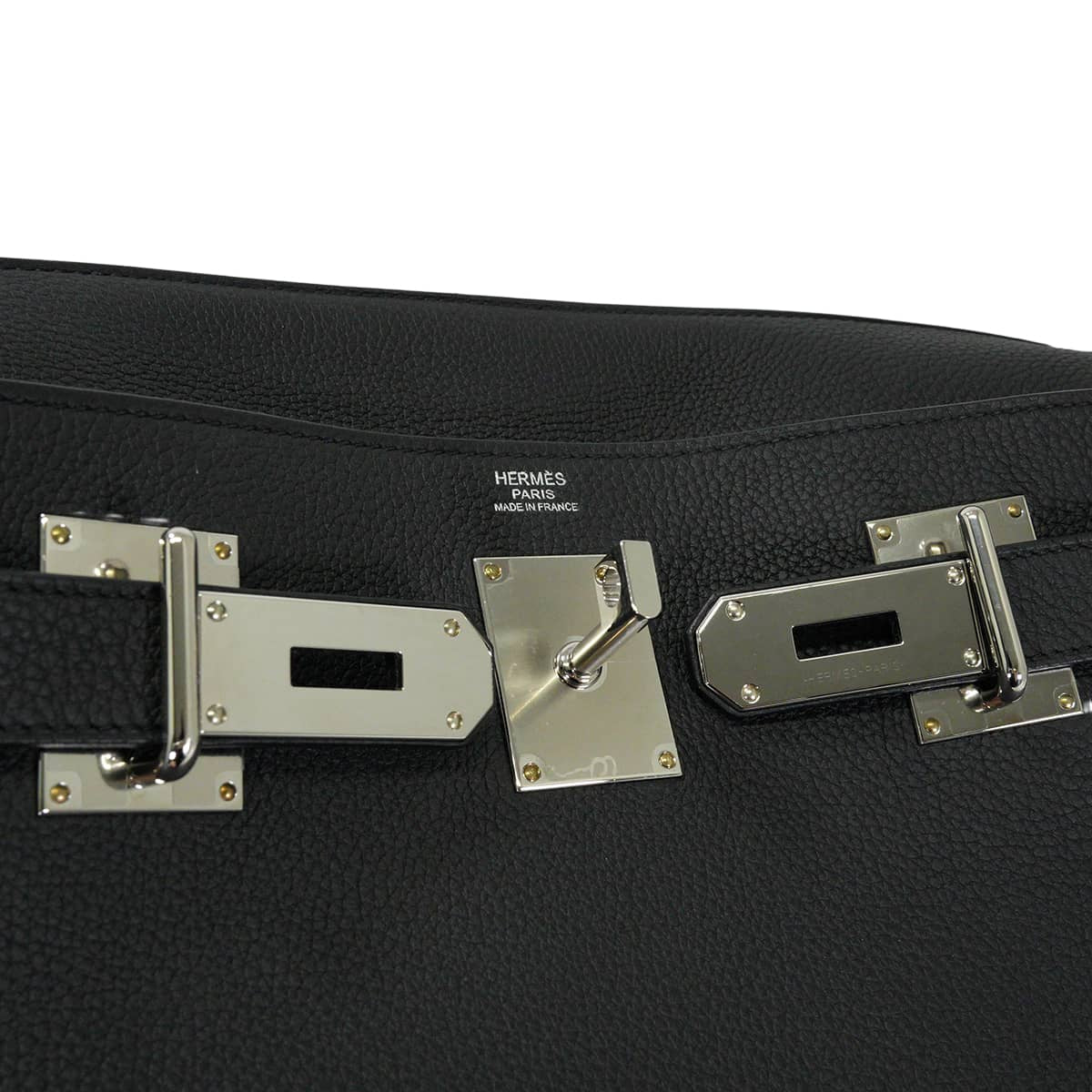 [Pre-loved] HERMES Shoulder bag Hac a Dos GM Noir (Black) Veau Togo Silver HW Stamp W[LIKE NEW][Authentic]