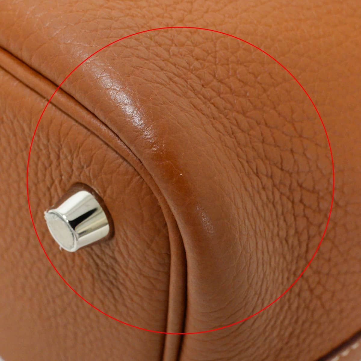 [Pre-loved] HERMES Handbag Picotin Lock 18 PM Gold Taurillon Clemence Silver HW Stamp Z[LIKE NEW][Authentic]
