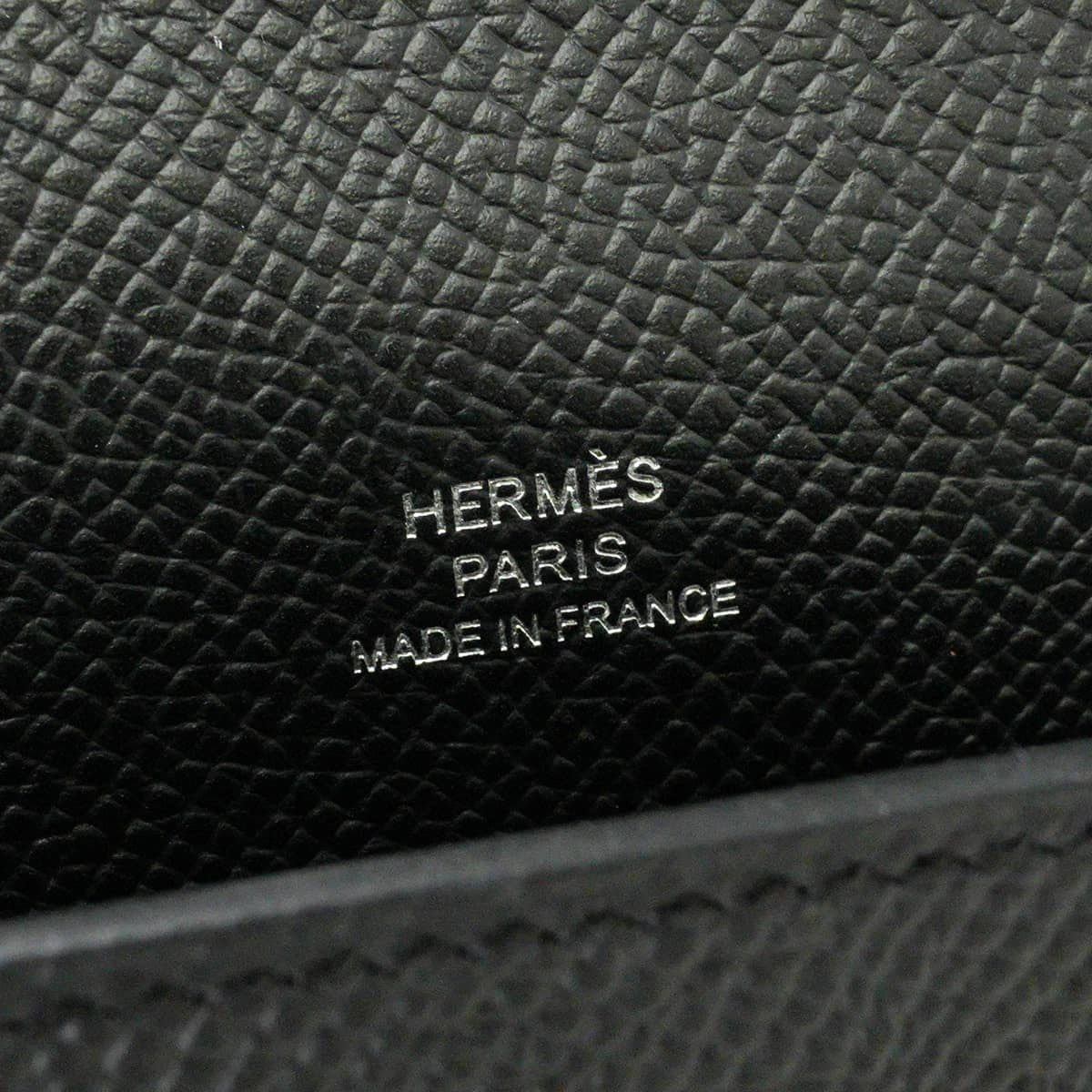 [Pre-loved] HERMES Shoulder bag Hermesnap Vertical To Go pouch Noir (Black) Veau Epsom Silver HW Stamp G[LIKE NEW][Authentic]