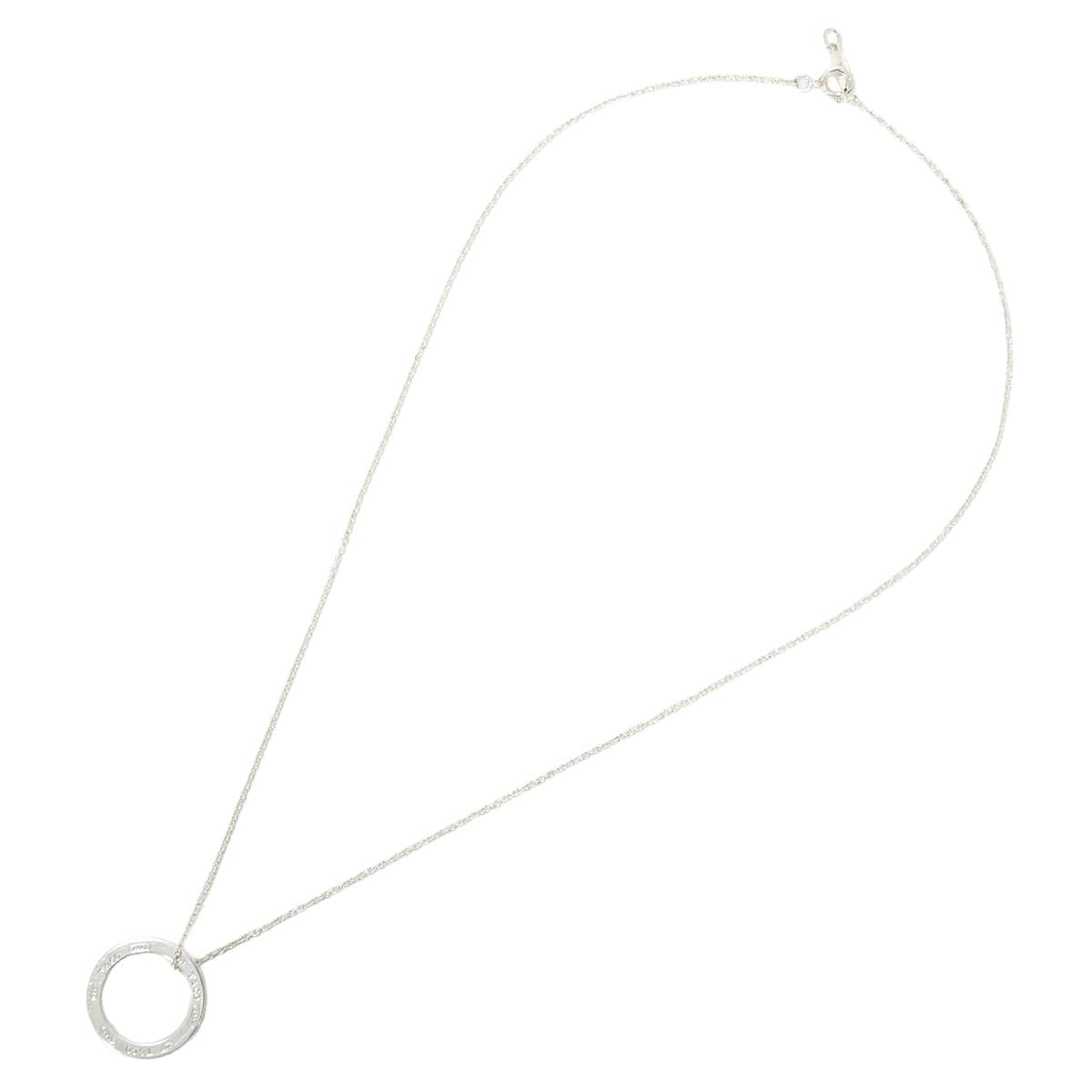 [Pre-loved] TIFFANY&Co. necklace 1837 Circle Pendant Small Silver Silver925 (SV925 Ag925)[LIKE NEW][Authentic]