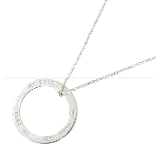[Pre-loved] TIFFANY&Co. necklace 1837 Circle Pendant Small Silver Silver925 (SV925 Ag925)[LIKE NEW][Authentic]