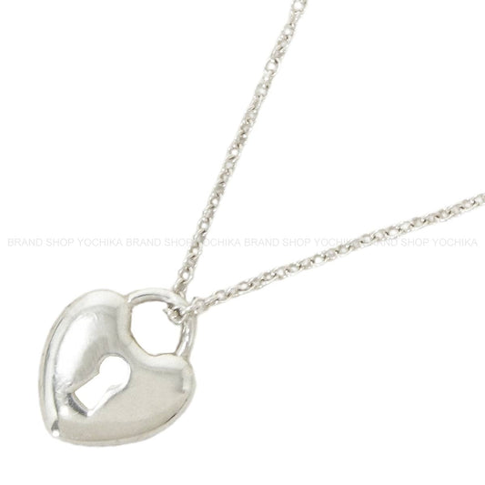 [Pre-loved] TIFFANY&Co. necklace Heart Lock Silver Silver925 (SV925 Ag925)[LIKE NEW][Authentic]