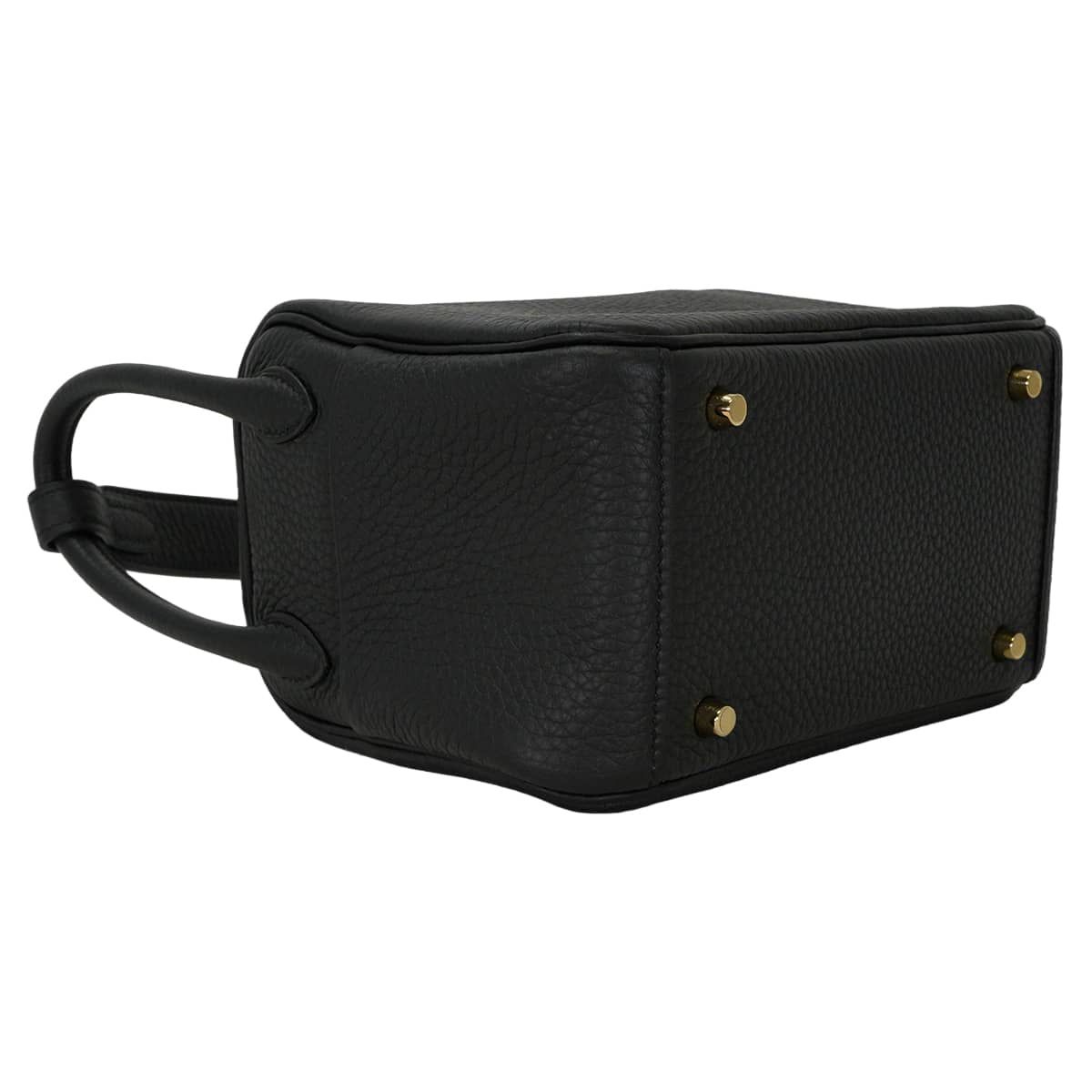 HERMES Shoulder bag Lindy mini 20 Noir (Black) Taurillon Clemence Gold HW Stamp K[BRAND NEW][Authentic]