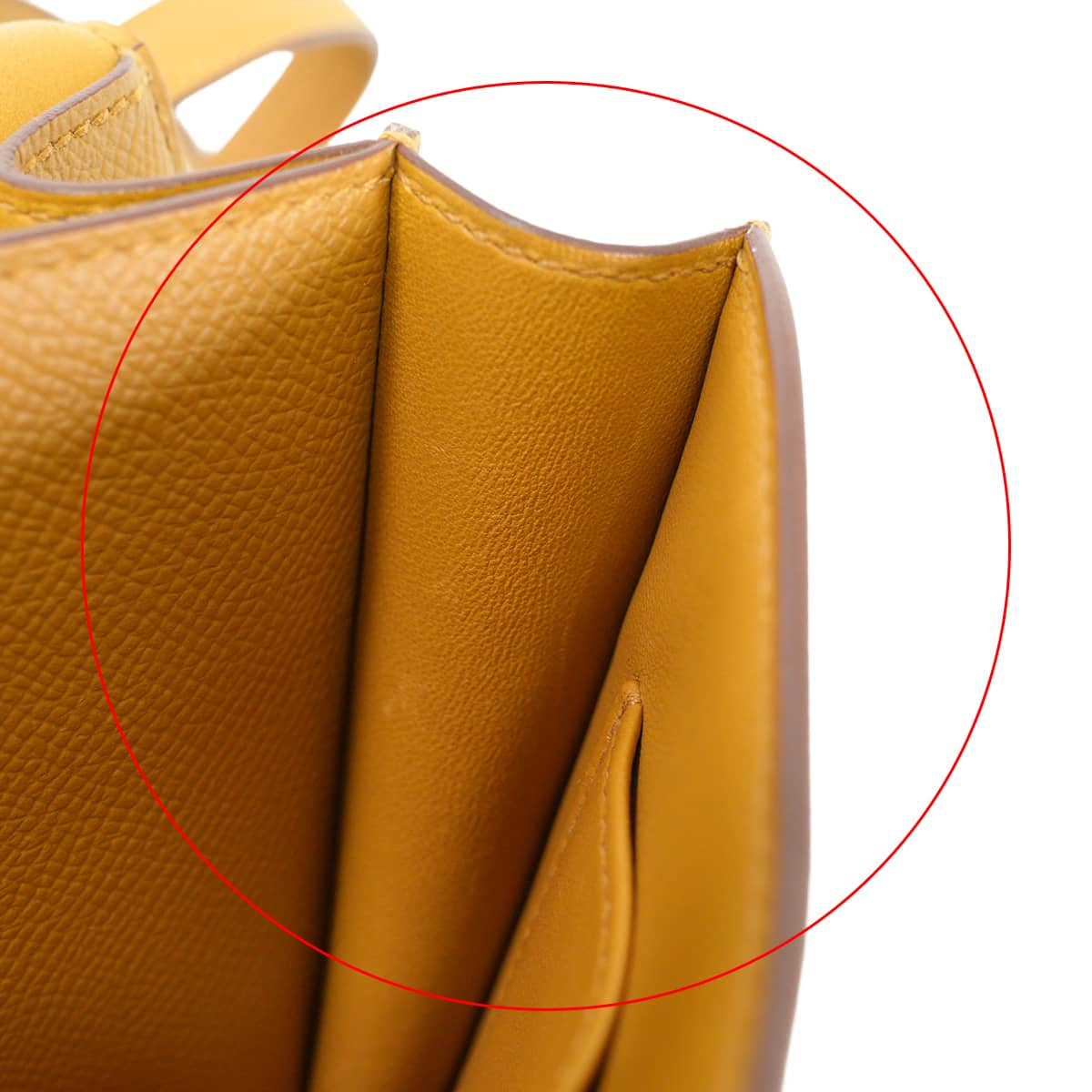 [Pre-loved] HERMES Shoulder bag Constance 3 18 Sesami/Lime Veau Epsom/Lacquer Lacquer HW Stamp Y[LIKE NEW][Authentic]