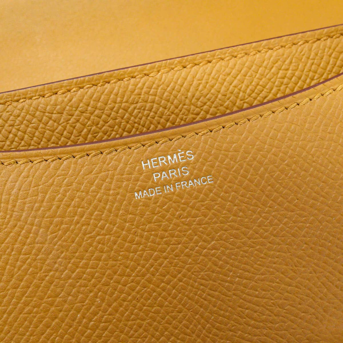 [Pre-loved] HERMES Shoulder bag Constance 3 18 Sesami/Lime Veau Epsom/Lacquer Lacquer HW Stamp Y[LIKE NEW][Authentic]