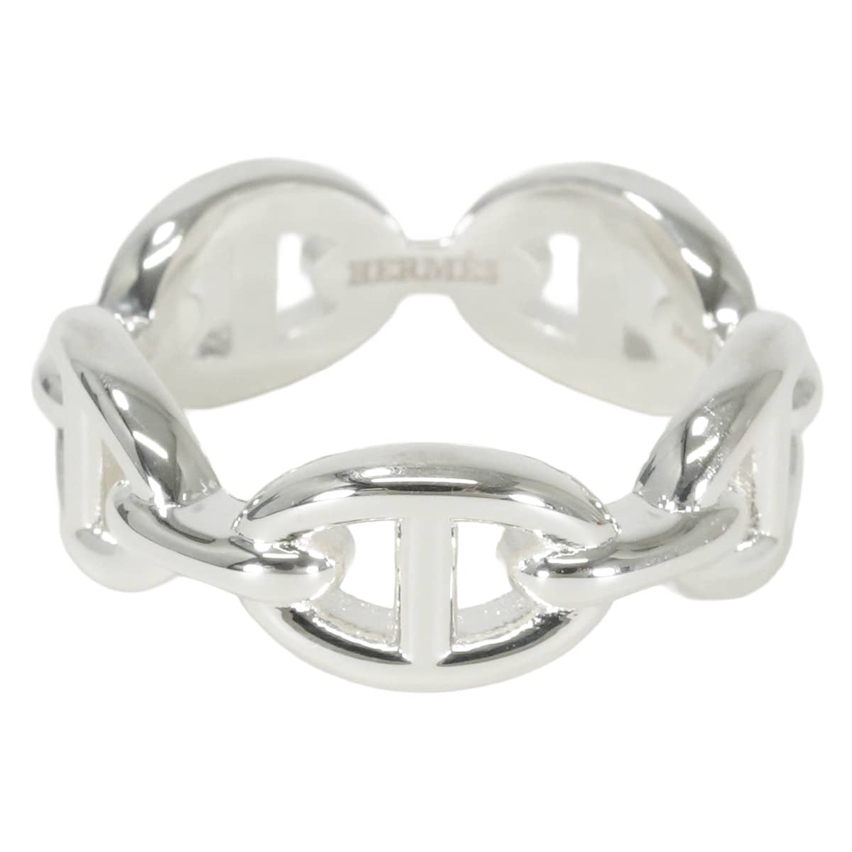 HERMES ring Chaine D'ancre Enchainee PM Silver Silver925 (SV925 Ag925) #53[BRAND NEW][Authentic]