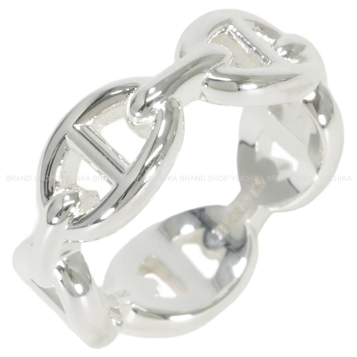 HERMES ring Chaine D'ancre Enchainee PM Silver Silver925 (SV925 Ag925) #53[BRAND NEW][Authentic]