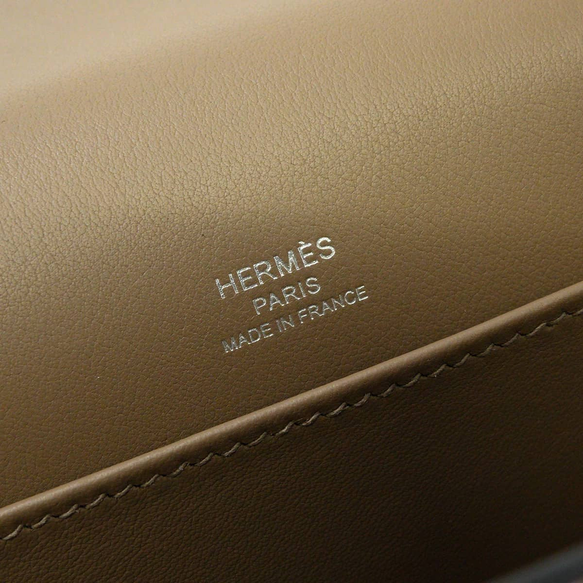 [Pre-loved] HERMES Shoulder bag Geta Etoupe Chevre Mysore Silver HW Stamp B[LIKE NEW][Authentic]