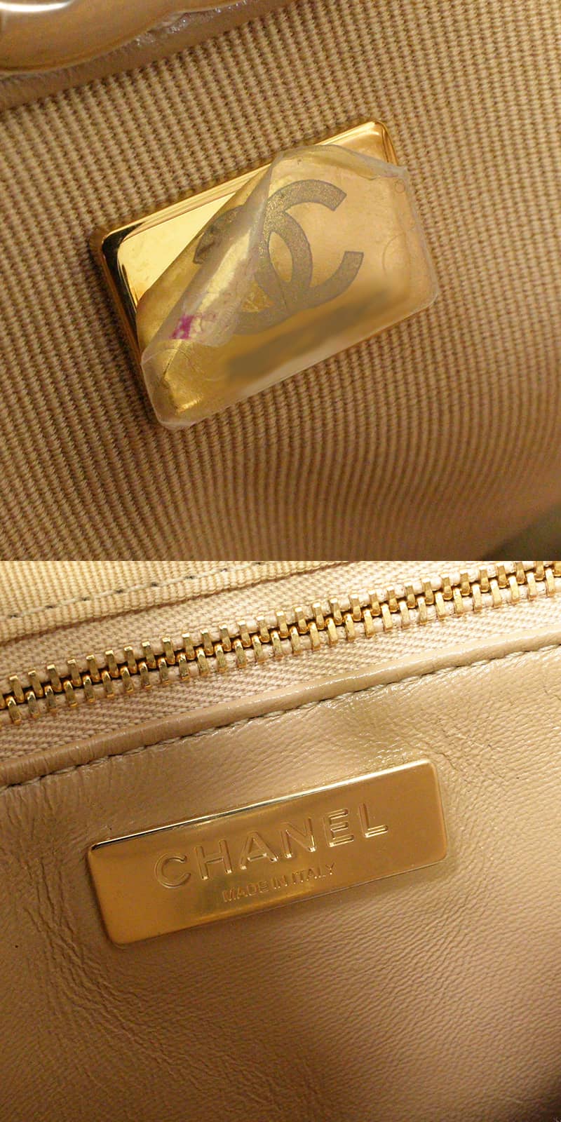 [Pre-loved] CHANEL Shoulder bag Chanel 31 Matelasse COCO Mark Chain Mini Shopping Bag Beige Shiny calfskin Gold HW AS4133[LIKE NEW][Authentic]