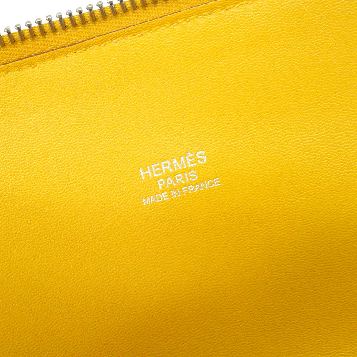 [Pre-loved] HERMES Shoulder bag Bolide31 Soleil Taurillon Clemence Silver HW Stamp □M[USED SA][Authentic]