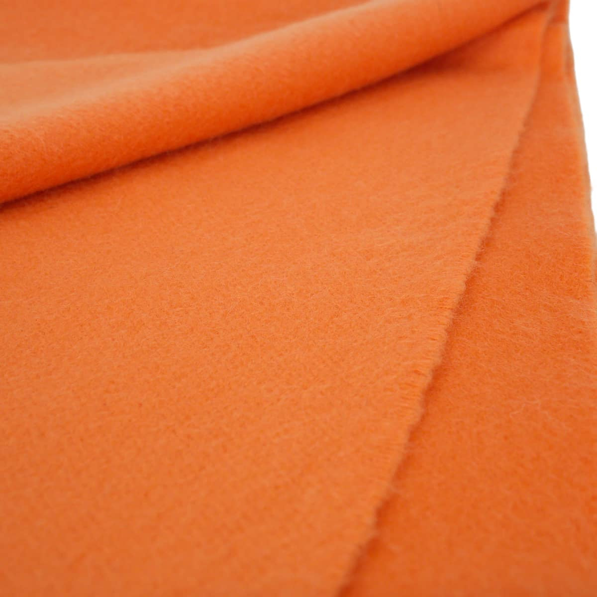 HERMES muffler Unie Brodee Orange Cashmere[EXCELLENT][Authentic]