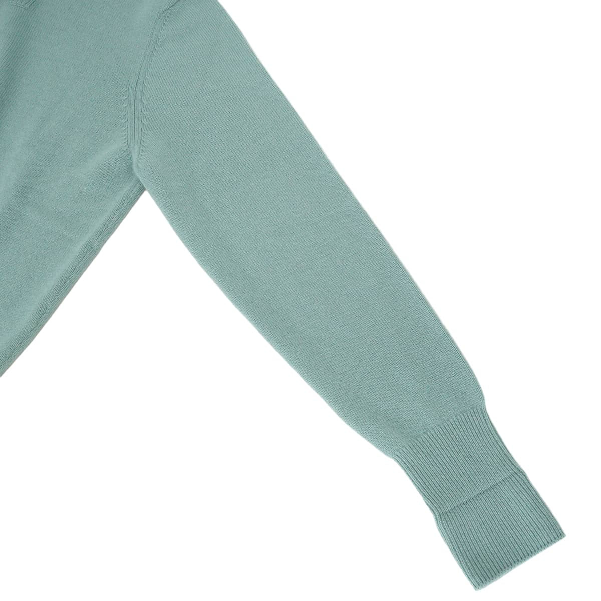 HERMES Knit Men's Full-Zip Maillon Chaine d'Ancre Blue Cashmere #XL[EXCELLENT][Authentic]