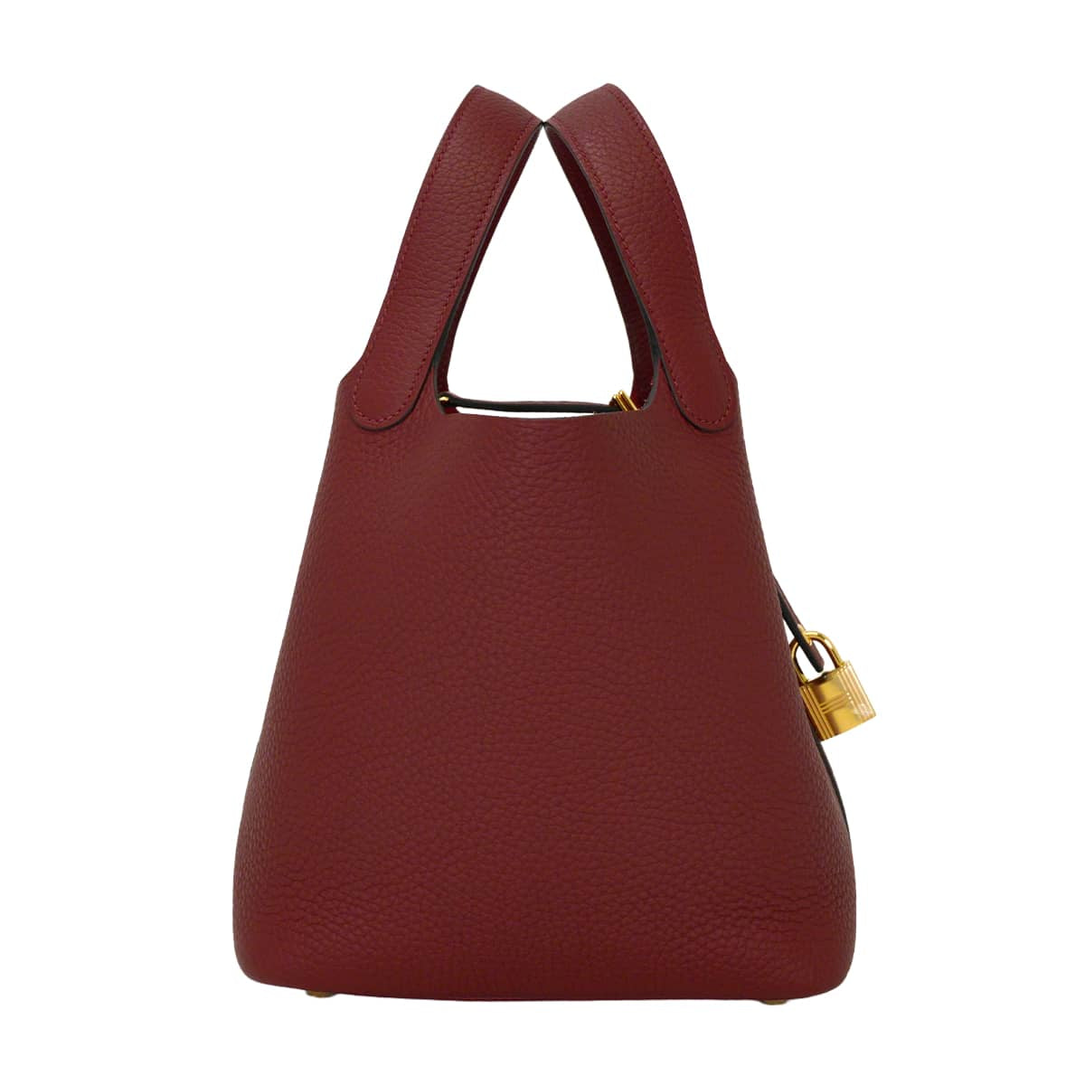 HERMES Handbag Picotin Lock 18 PM Rouge H Taurillon Clemence Gold HW Stamp G[BRAND NEW][Authentic]
