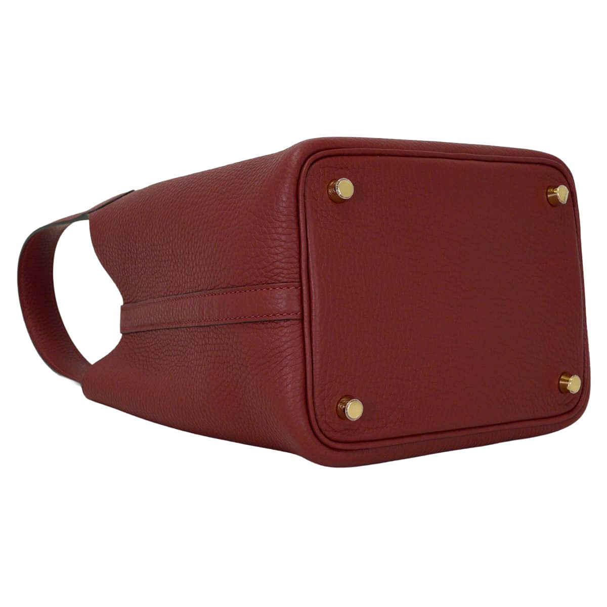 HERMES Handbag Picotin Lock 18 PM Rouge H Taurillon Clemence Gold HW Stamp G[BRAND NEW][Authentic]
