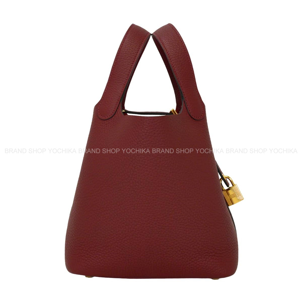 HERMES Handbag Picotin Lock 18 PM Rouge H Taurillon Clemence Gold HW Stamp G[BRAND NEW][Authentic]