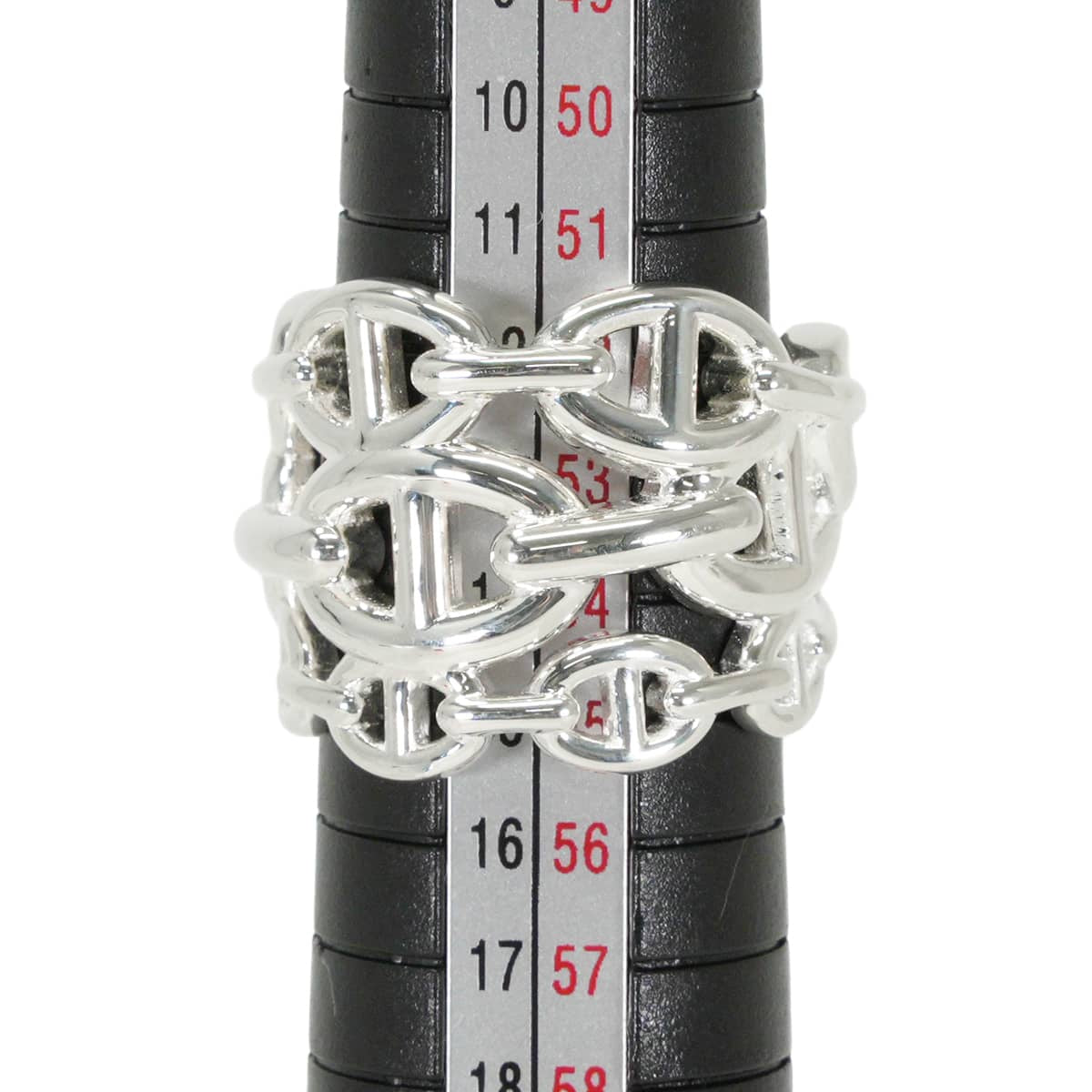 HERMES ring Chaine D'ancre Enchainee GM Silver Silver925 (SV925 Ag925) #54 H109506B00054[BRAND NEW][Authentic]