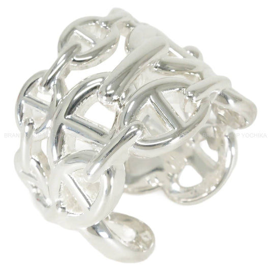 HERMES ring Chaine D'ancre Enchainee GM Silver Silver925 (SV925 Ag925) #54 H109506B00054[BRAND NEW][Authentic]
