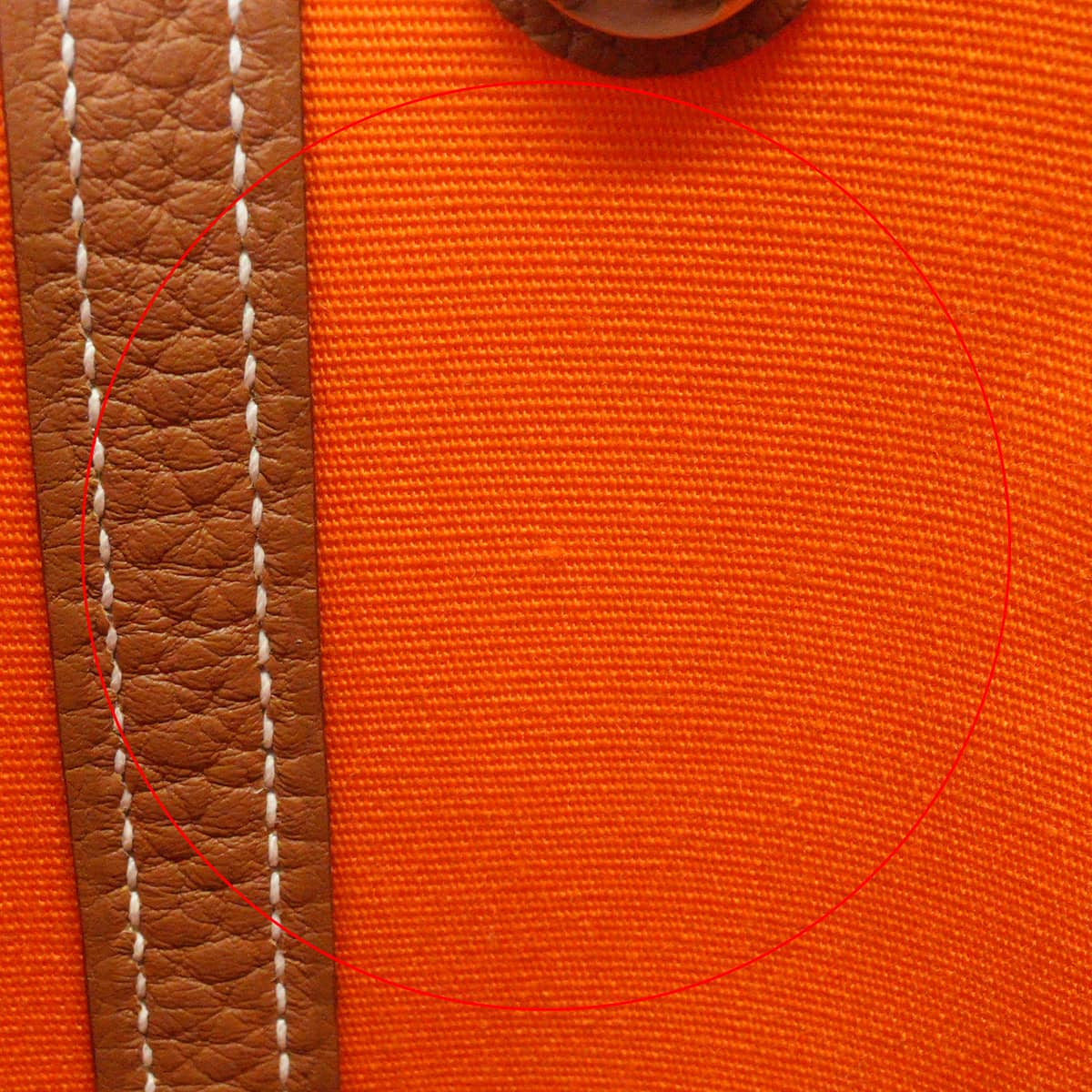 HERMES Handbag Neo Garden Party 23 Feu Orange/Gold Toile officier/Veau Negonda Silver HW Stamp G[BRAND NEW][Authentic]