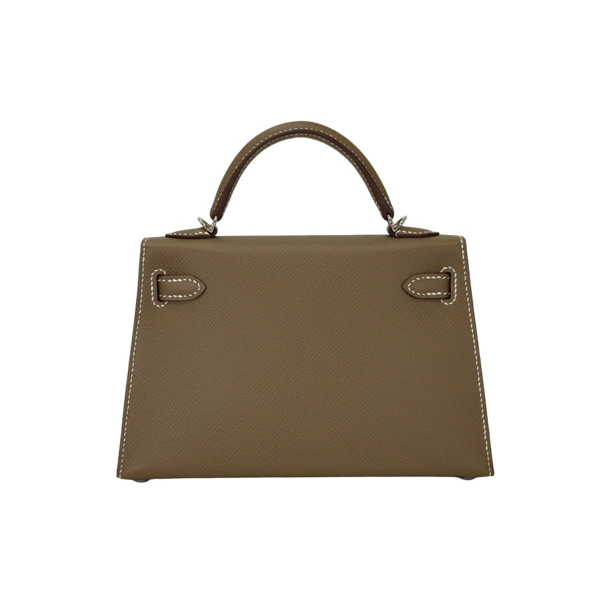 HERMES Shoulder bag Kelly mini 2 Kelly20 Etoupe Veau Epsom Silver HW Stamp G[BRAND NEW][Authentic]