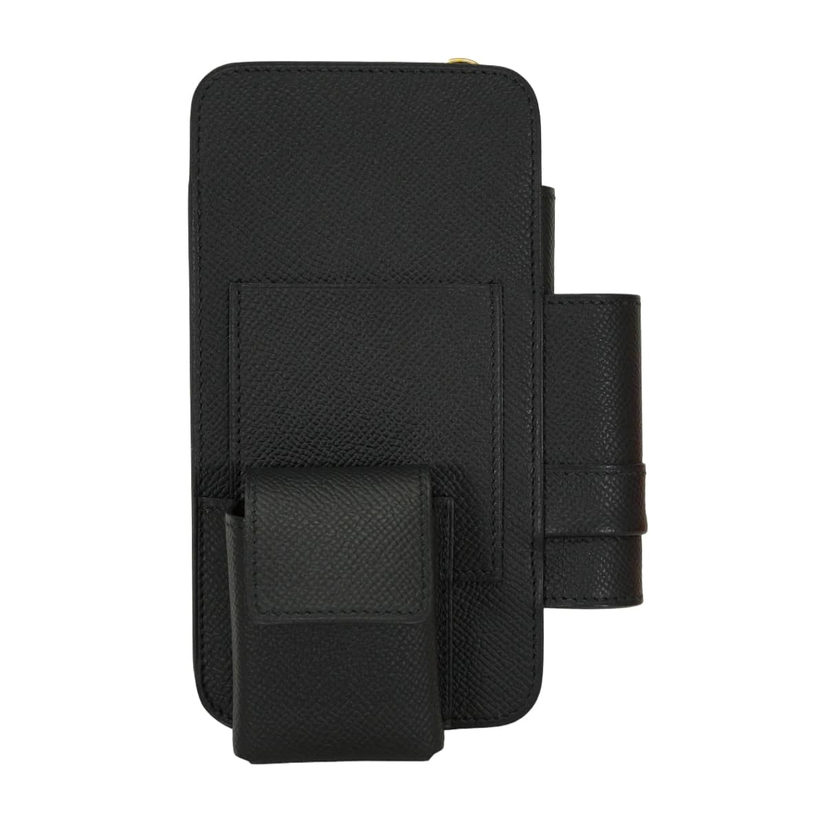 HERMES Hermesway Noir (Black) Veau Epsom Gold HW Stamp W[EXCELLENT][Authentic]