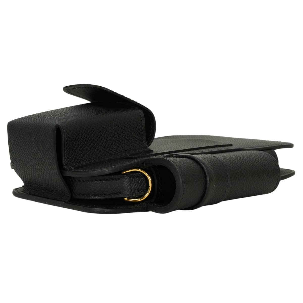 HERMES Hermesway Noir (Black) Veau Epsom Gold HW Stamp W[EXCELLENT][Authentic]