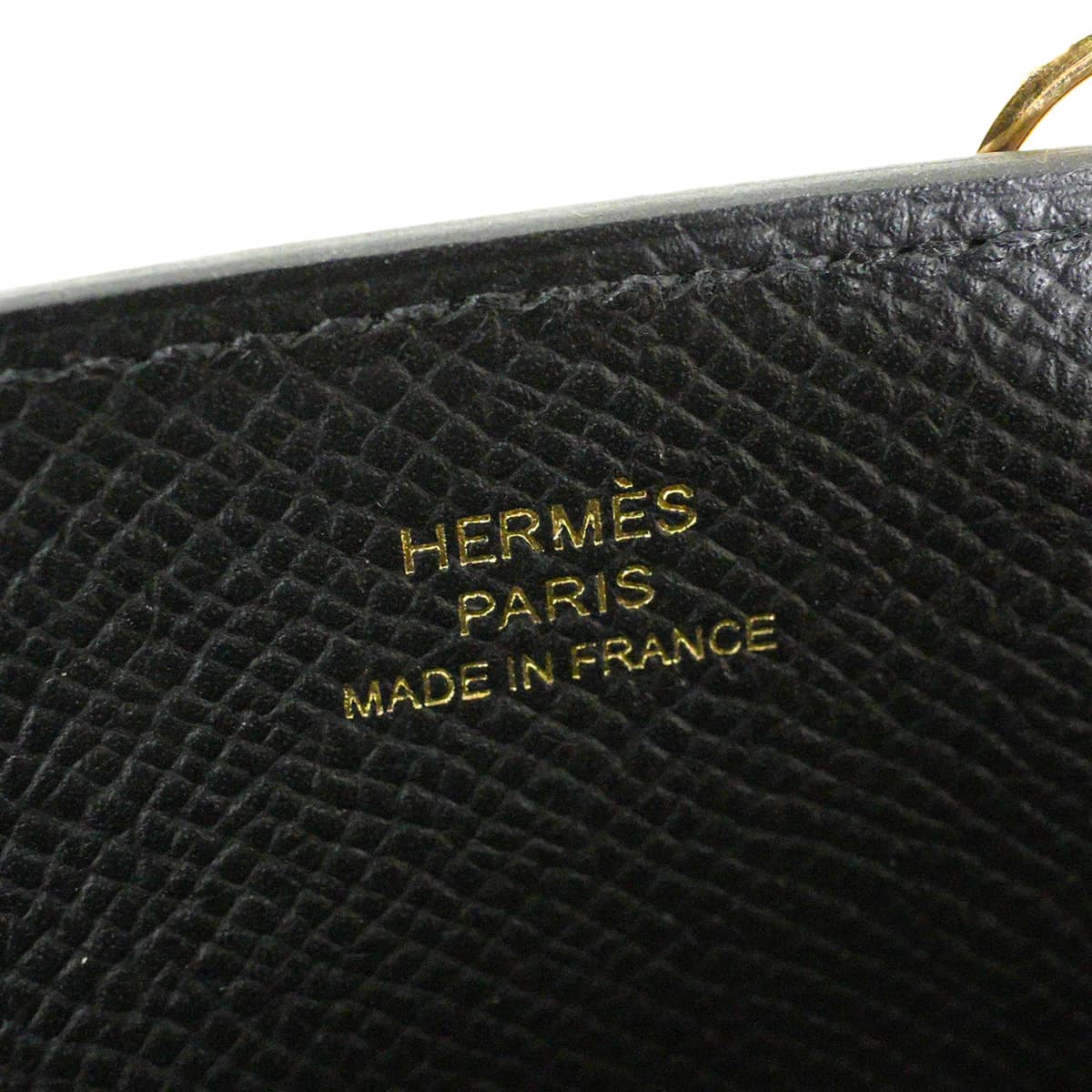 HERMES Hermesway Noir (Black) Veau Epsom Gold HW Stamp W[EXCELLENT][Authentic]