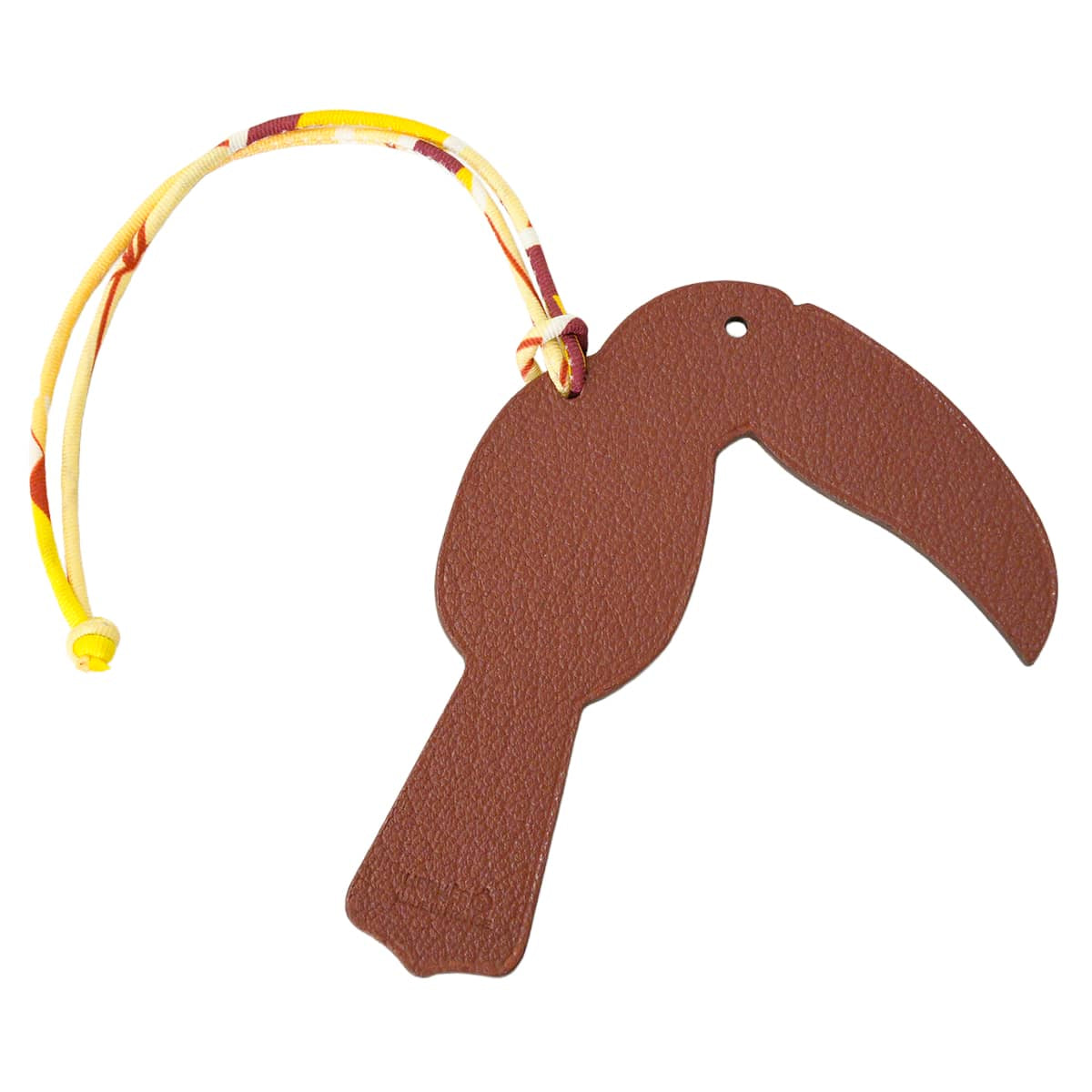 HERMES bag charm Petit H Toucan Rouge H/Terre Taurillon Clemence/Chevre Mysore[EXCELLENT][Authentic]