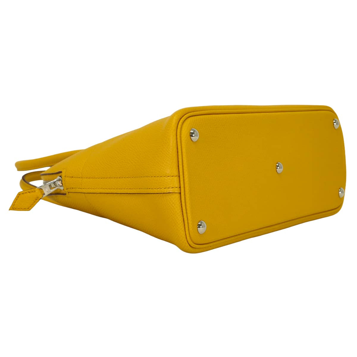 HERMES Shoulder bag Bolide27 Jaune Amber Veau Epsom Silver HW Stamp C[EXCELLENT][Authentic]