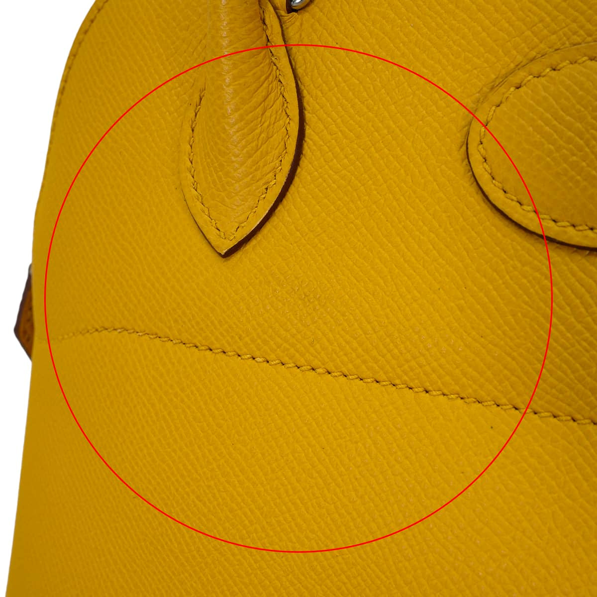 HERMES Shoulder bag Bolide27 Jaune Amber Veau Epsom Silver HW Stamp C[EXCELLENT][Authentic]