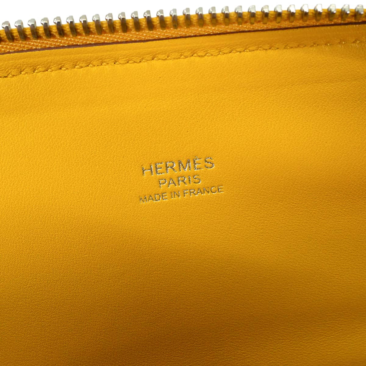 HERMES Shoulder bag Bolide27 Jaune Amber Veau Epsom Silver HW Stamp C[EXCELLENT][Authentic]