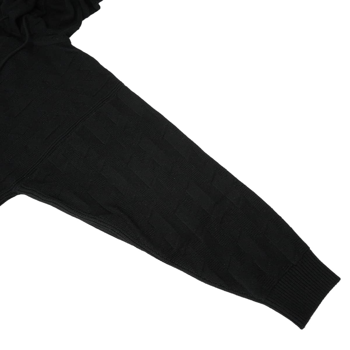 [Pre-loved] 2024SS HERMES Knit pullover hoodie with H motif Noir (Black) Wool #40 Silver HW 4E2623D3[LIKE NEW][Authentic]