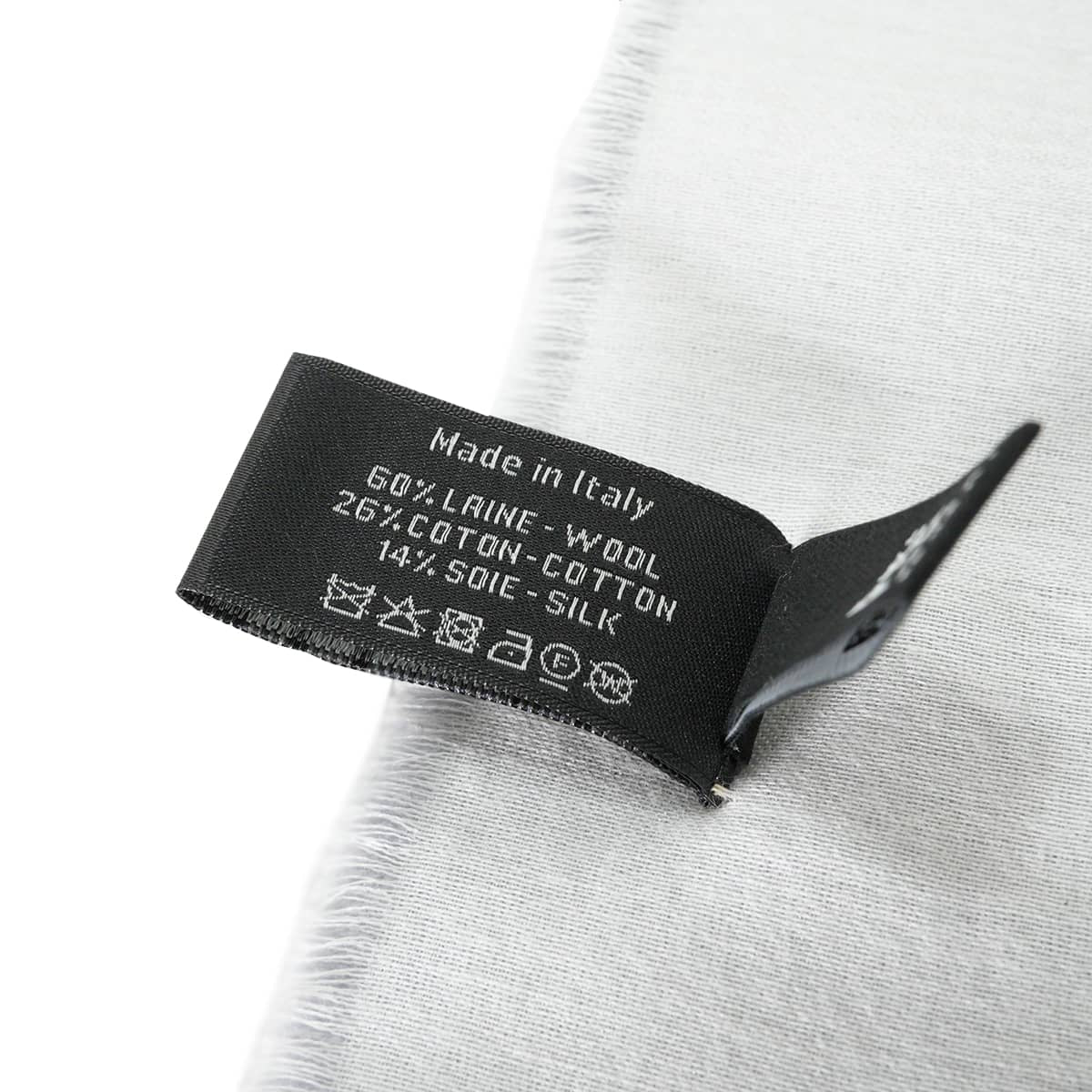 2025 Cruise CHANEL Stall Logo COCO Mark Grey/Noir (Black)/Blanc (White) Wool/Cotton/Silk AAA639[EXCELLENT][Authentic]