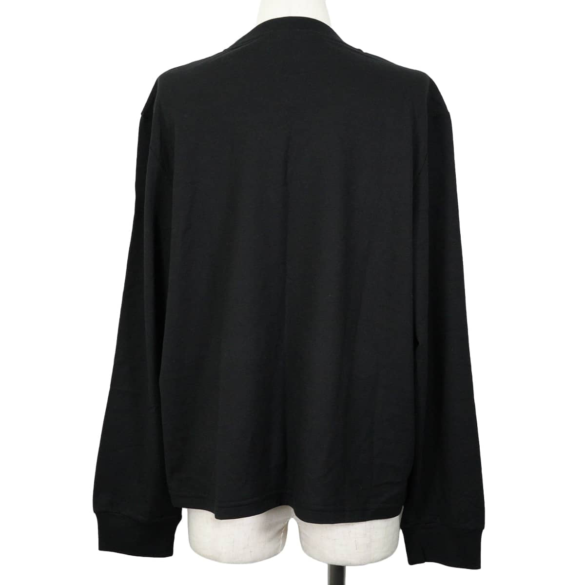 2020SS Pre-Collection CHANEL Long sleeve t-shirt Sweatshirt logo camellia sequins COCO Mark Noir (Black)/Blanc (White) Cotton #XL P63300[EXCELLENT][Authentic]