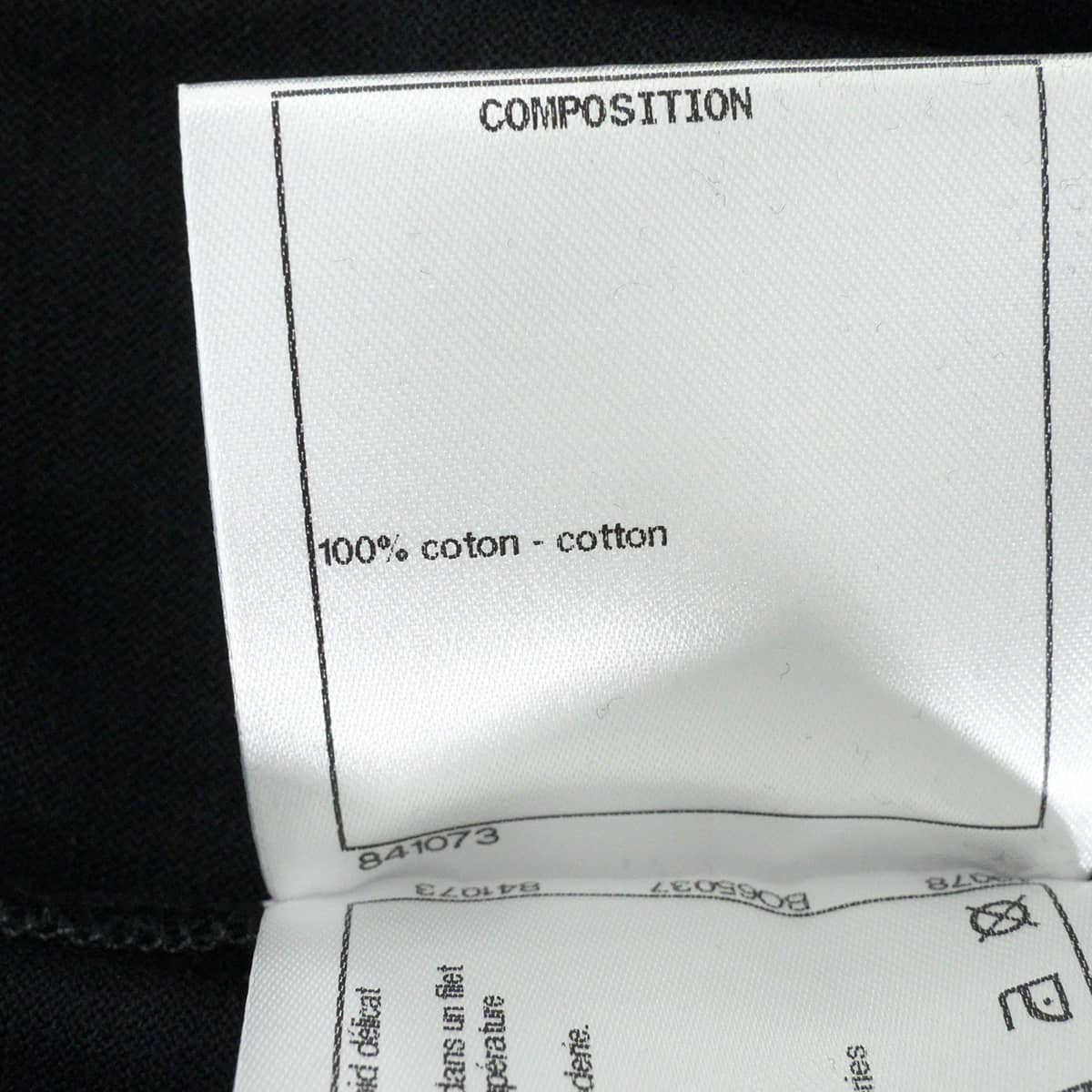 2020SS Pre-Collection CHANEL Long sleeve t-shirt Sweatshirt logo camellia sequins COCO Mark Noir (Black)/Blanc (White) Cotton #XL P63300[EXCELLENT][Authentic]