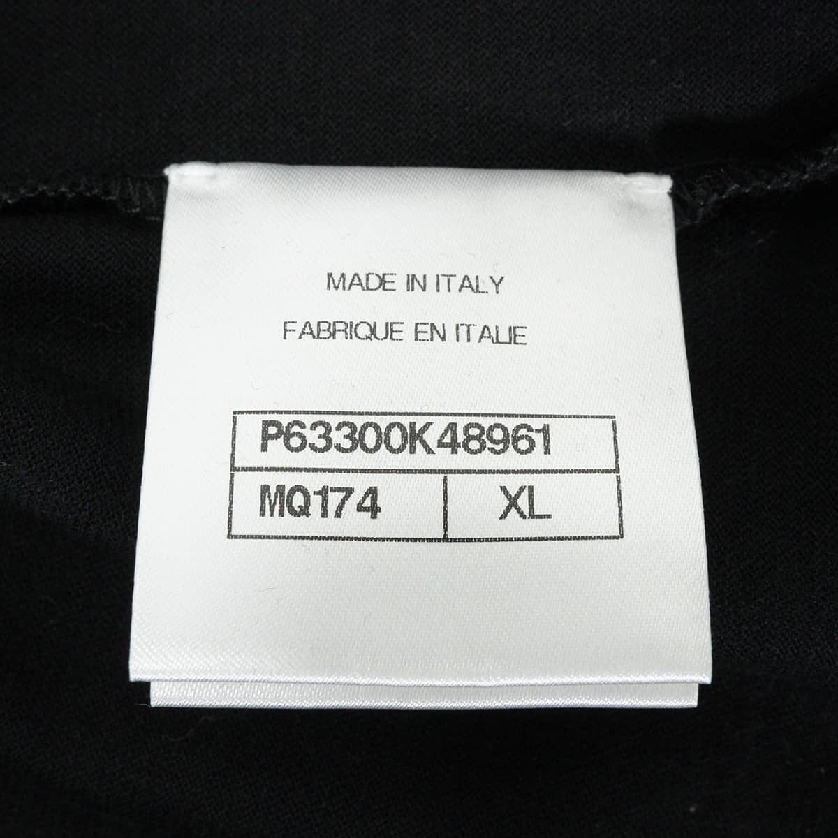 2020SS Pre-Collection CHANEL Long sleeve t-shirt Sweatshirt logo camellia sequins COCO Mark Noir (Black)/Blanc (White) Cotton #XL P63300[EXCELLENT][Authentic]
