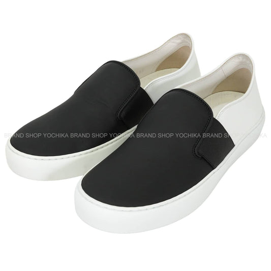 2016SS CHANEL sneakers Slip-on shoes COCO Mark two-tone color Noir (Black)/Blanc (White) leather #37 G31713[EXCELLENT][Authentic]