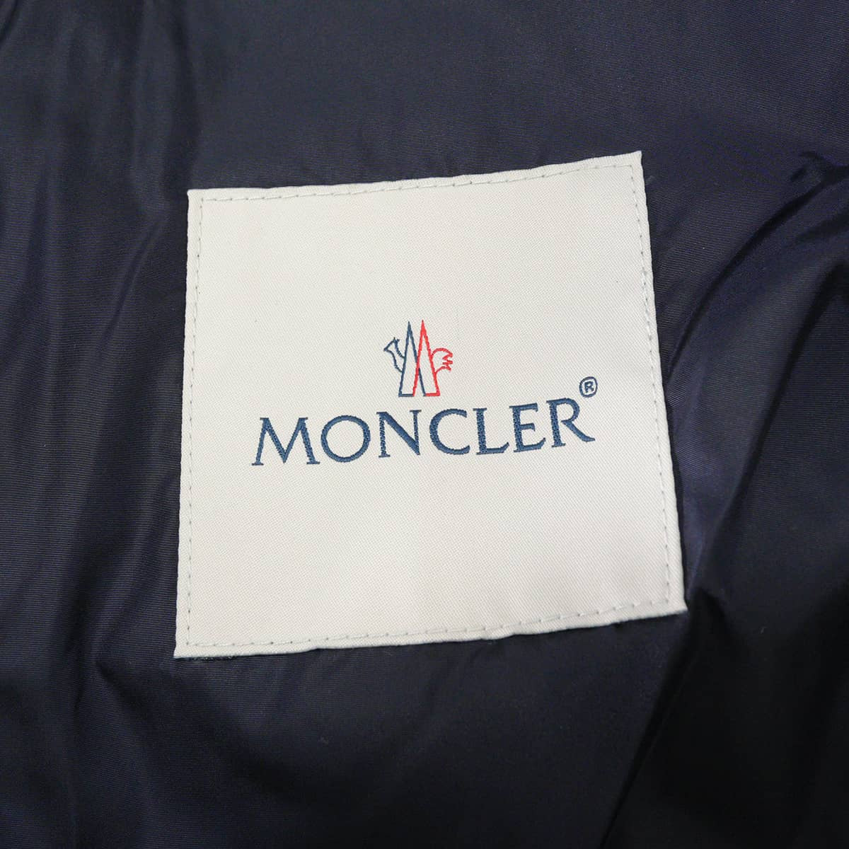 2020SS MONCLER Military coat Women's Spring Sage with Hood FrillsDark Navy Nylon #2 Silver HW 1C72100C0063[EXCELLENT][Authentic]