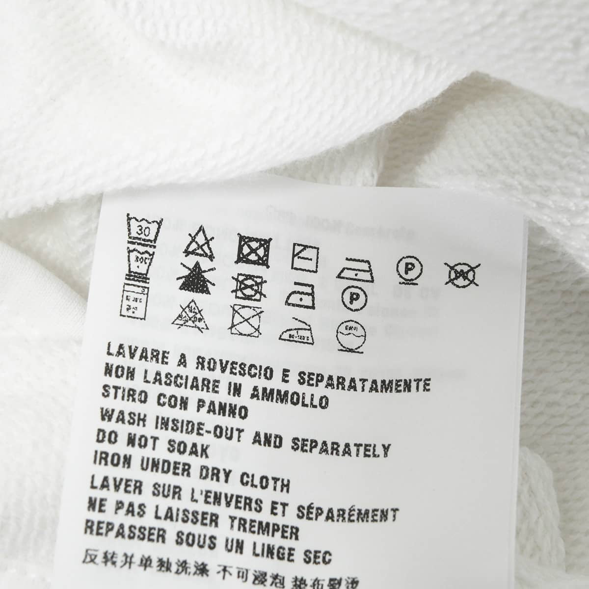 2022 PRADA Hooded sweatshirt Hoodie with triangle logo cropped oversized zip-up Blanc (White) Cotton #L Silver HW 138590 R212 11LN[EXCELLENT][Authentic]