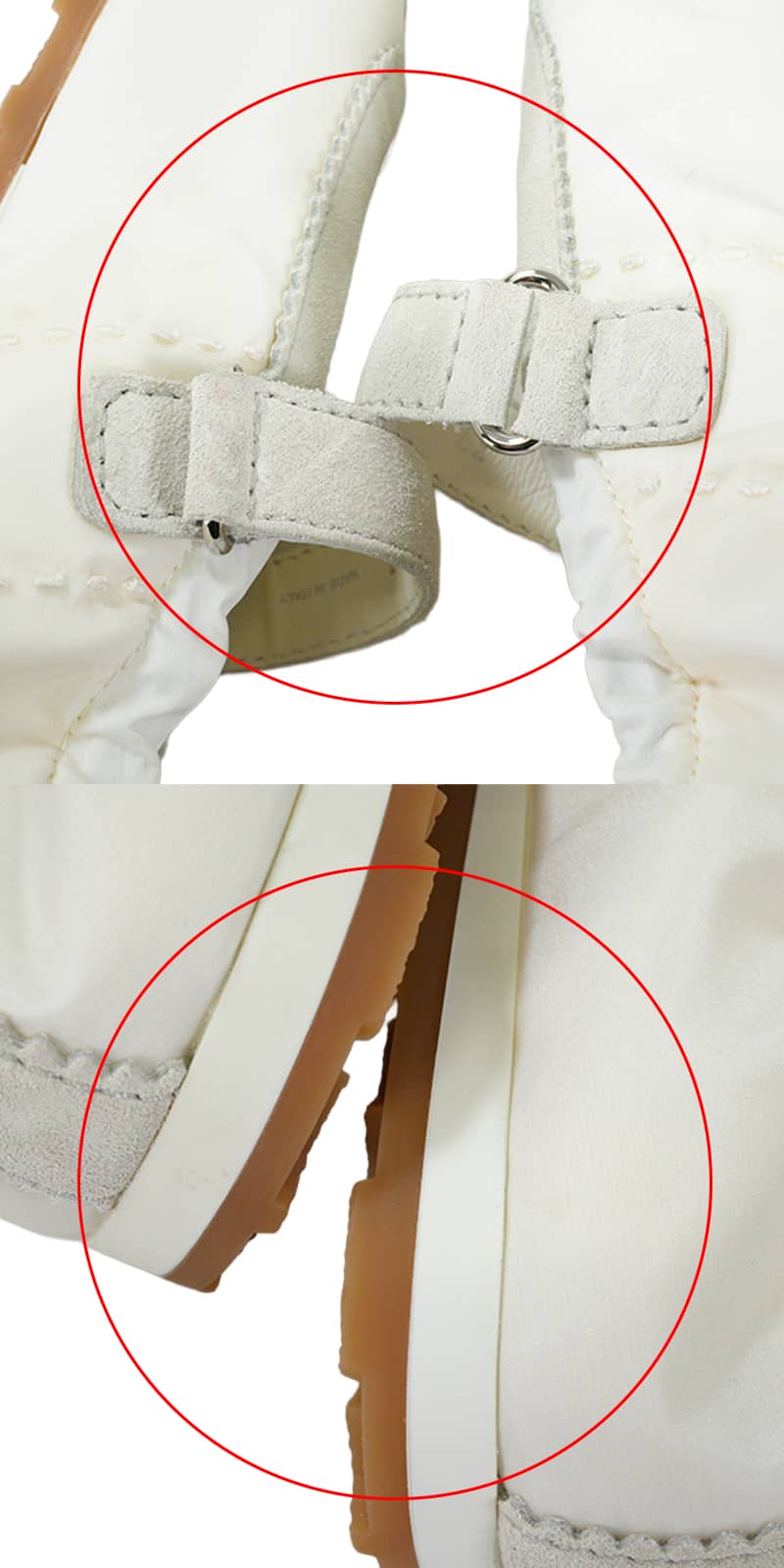 Miu Miu ballet shoes(flat shoes) Plume Ballerina Blanc (White) Technical fabric/suede #37 5F370E_D7C_F0009_F-D005[EXCELLENT][Authentic]