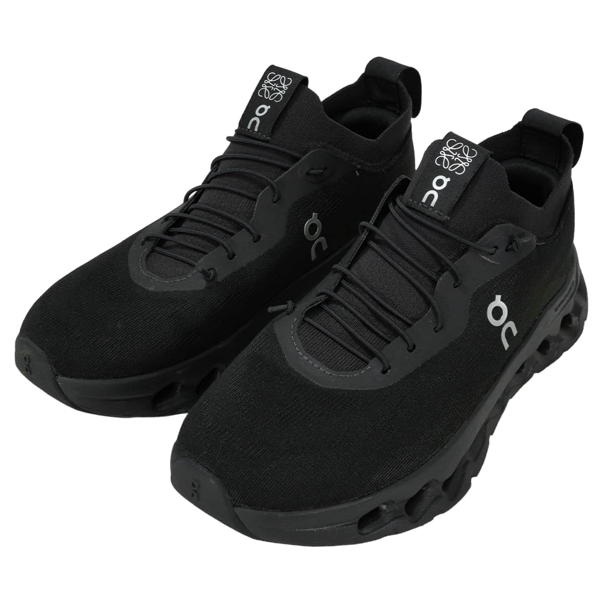 [Pre-loved] LOEWE sneakers On collaboration CloudTilt Noir (Black) Polyester EVA foam #38 3WD30310485[LIKE NEW][Authentic]