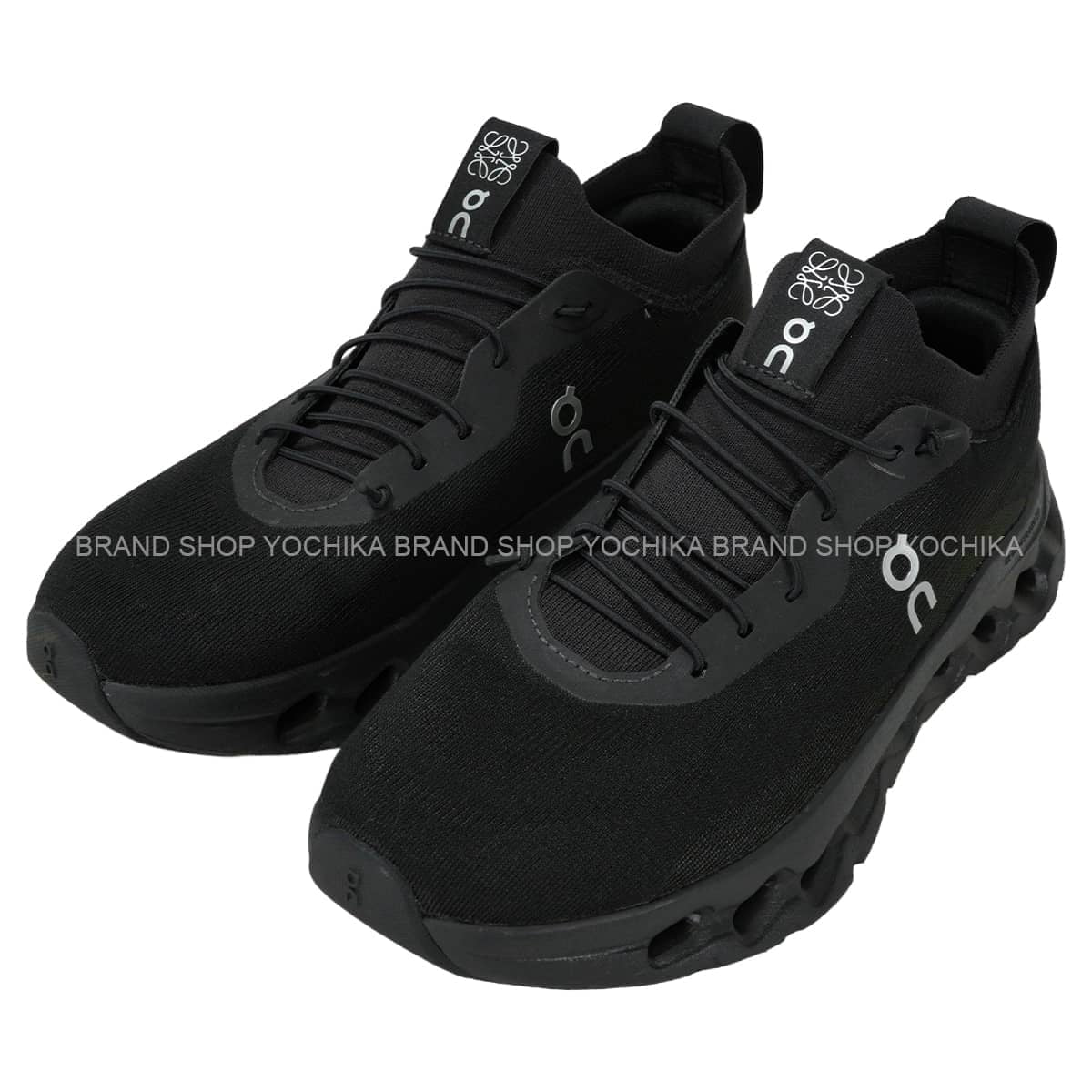 [Pre-loved] LOEWE sneakers On collaboration CloudTilt Noir (Black) Polyester EVA foam #38 3WD30310485[LIKE NEW][Authentic]