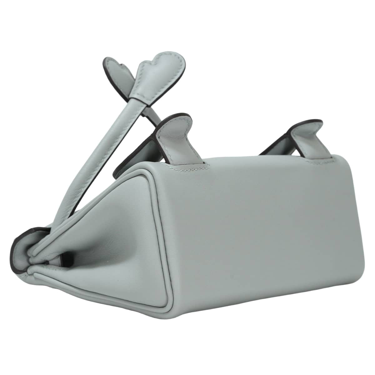 HERMES Handbag Kelly Doll Bleu Glacier/Vert maquis Veau Swift Silver HW Stamp G[BRAND NEW][Authentic]
