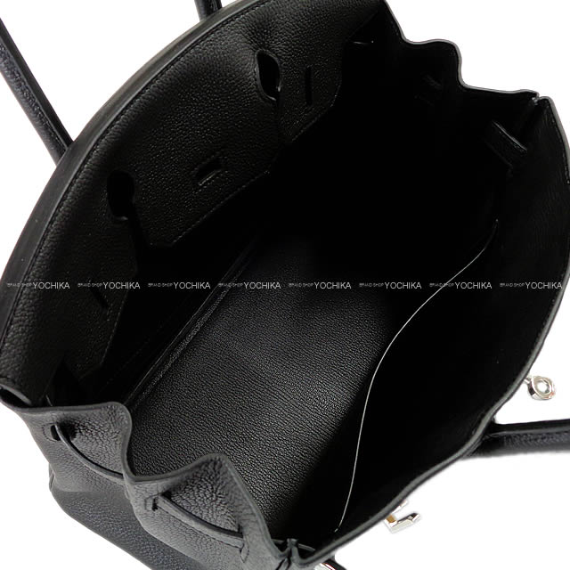 HERMES Handbag Birkin30 Noir (Black) Veau Togo Silver HW Stamp K[BRAND NEW][Authentic]