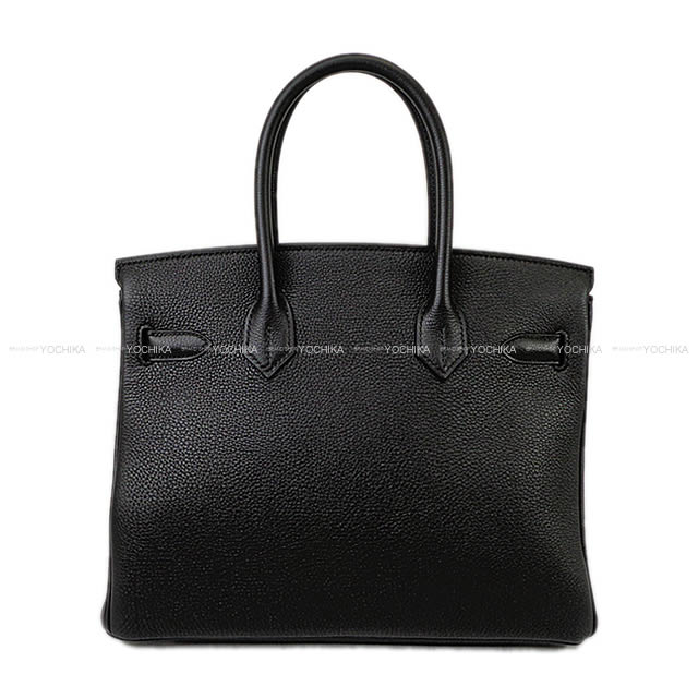 HERMES Handbag Birkin30 Noir (Black) Veau Togo Silver HW Stamp W[BRAND NEW][Authentic]