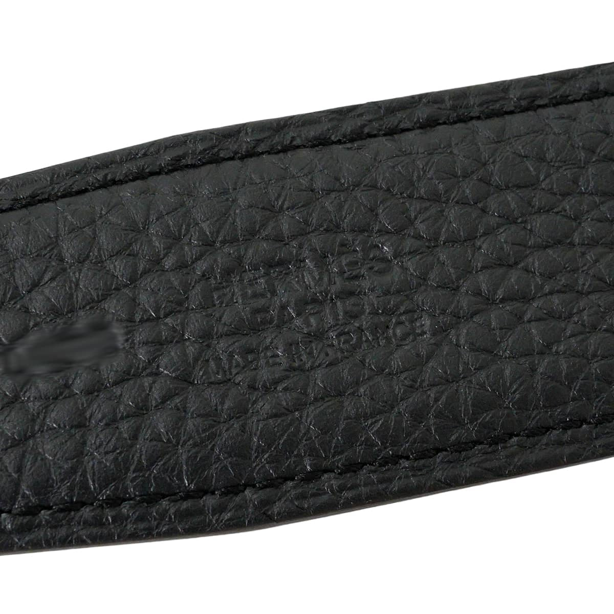 HERMES belt H Belt Constance 32 Reversible Noir (Black) Veau Togo/Veau Swift #90 Mat Silver HW Stamp W[BRAND NEW][Authentic]