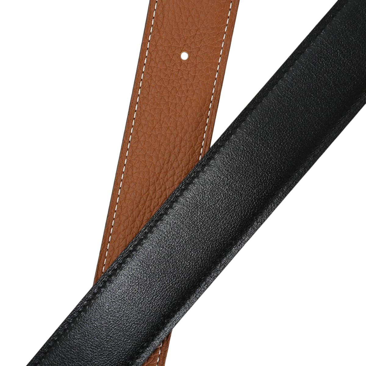 HERMES belt H Belt Constance 32 Reversible Gold/Noir (Black) Veau Togo/Box Calf #90 Silver HW Stamp K[BRAND NEW][Authentic]