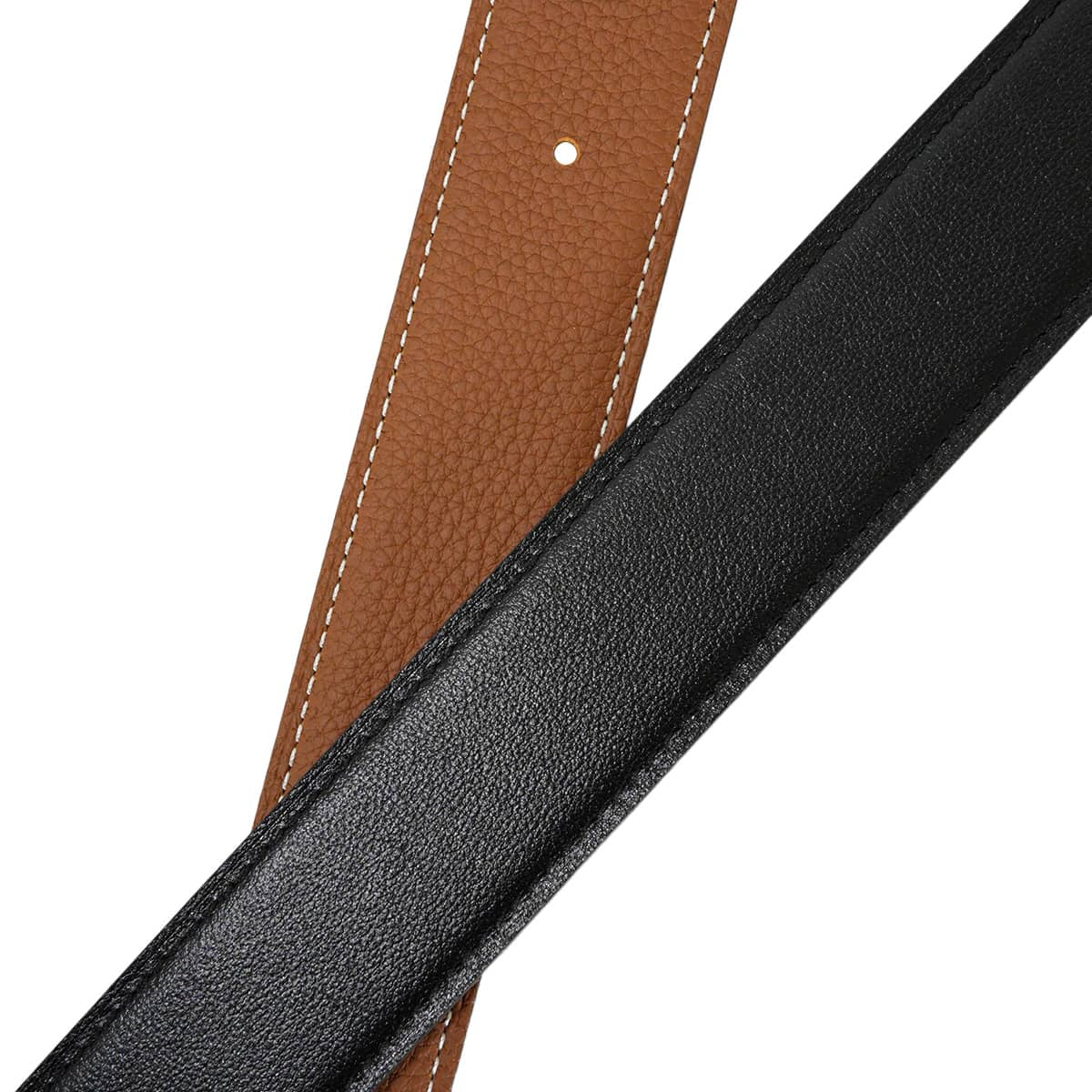 HERMES belt H Belt Constance 32 Reversible Gold/Noir (Black) Veau Togo/Box Calf #95 Silver HW Stamp K[BRAND NEW][Authentic]