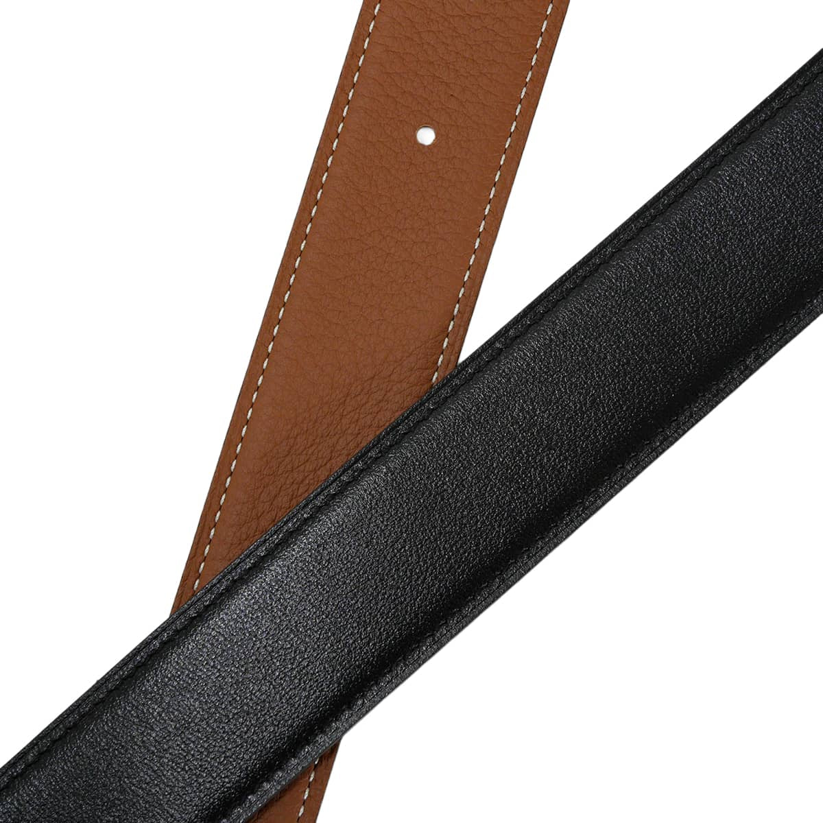 HERMES belt H Belt Constance 32 Reversible Gold/Noir (Black) Veau Togo/Box Calf #90 Mat Silver HW Stamp K[EXCELLENT][Authentic]