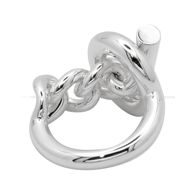 HERMES ring Croisette Silver Silver925 (SV925 Ag925) #52[EXCELLENT][Authentic]